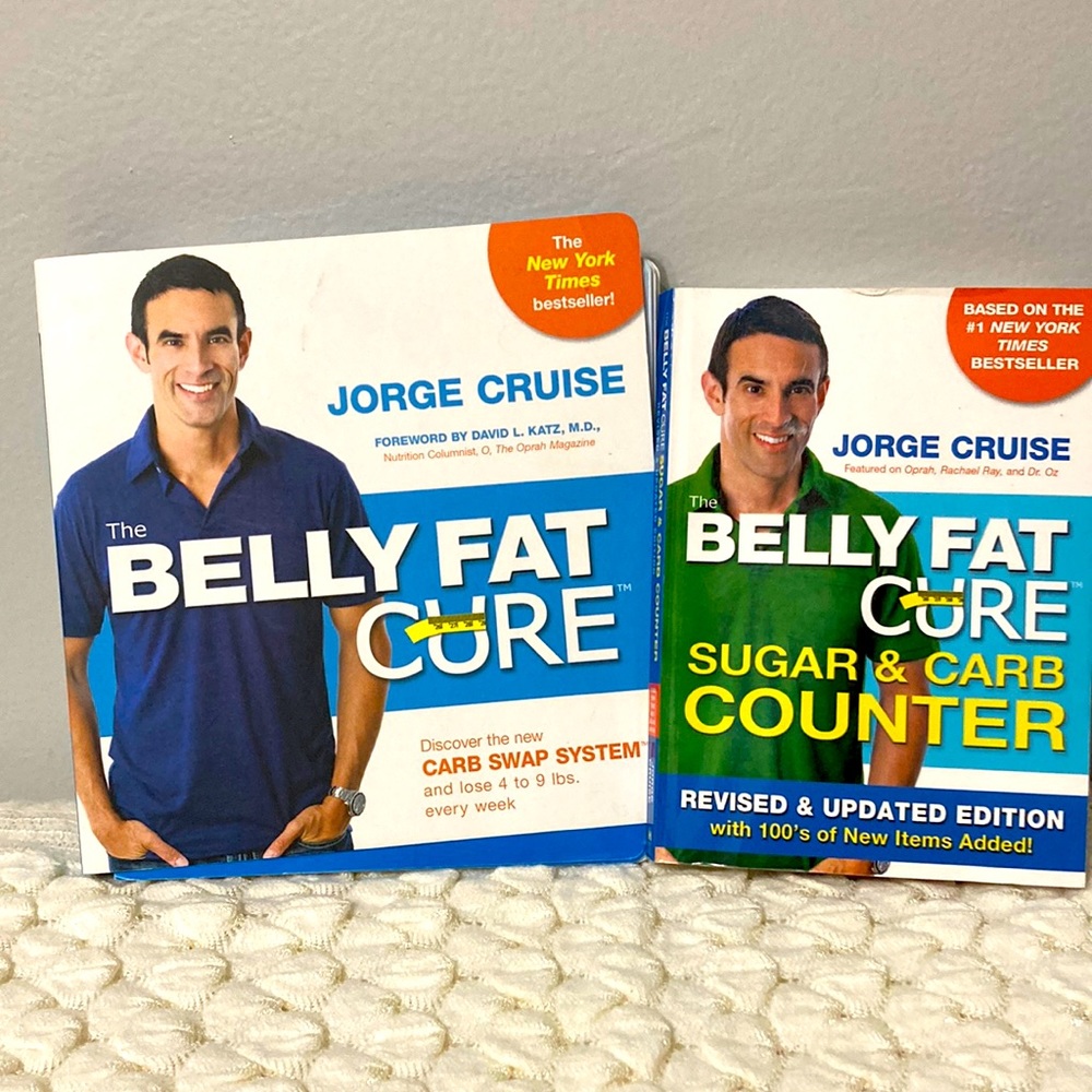 The Belly Fat Cure by Jerome Cruise and The Sugar and Carb Counter